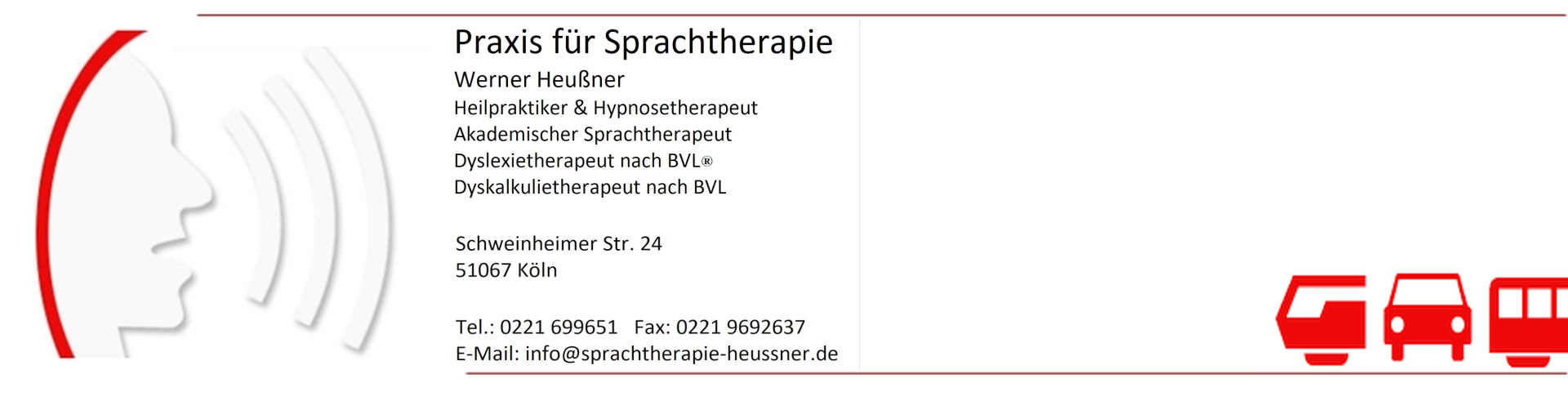 Praxis für Sprachtherapie Werner Heußner Köln Praxis für Sprachtherapie Werner Heußner Köln
